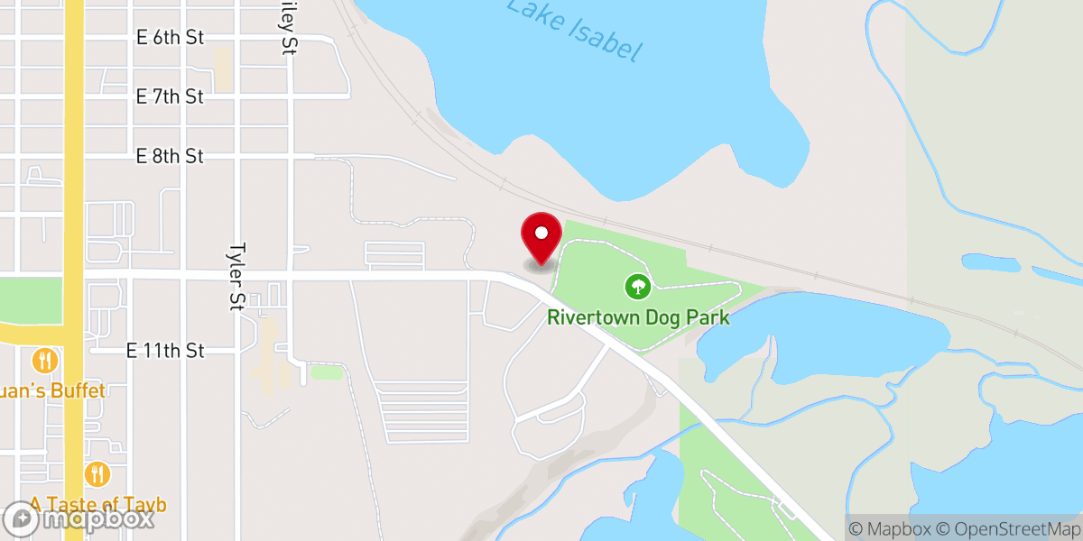 Map showing location of Cornerstone Bible Church