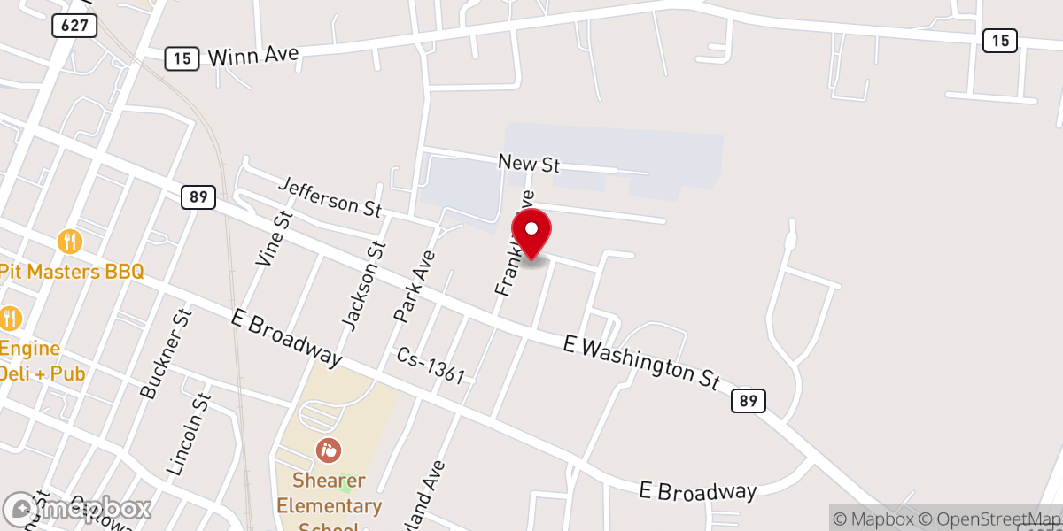 Map showing location of Life Christian University Winchester