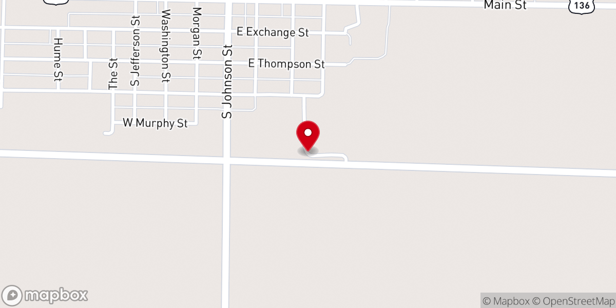 Map showing location of Bible Baptist Church
