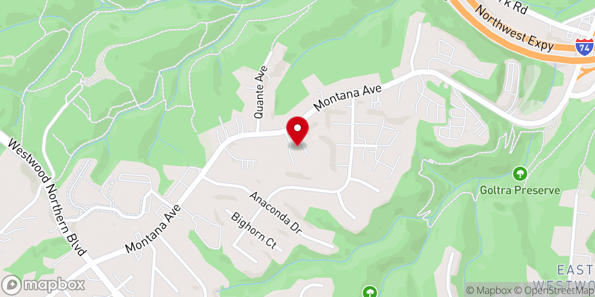 Map showing location of Montana Avenue Church of the Nazarene