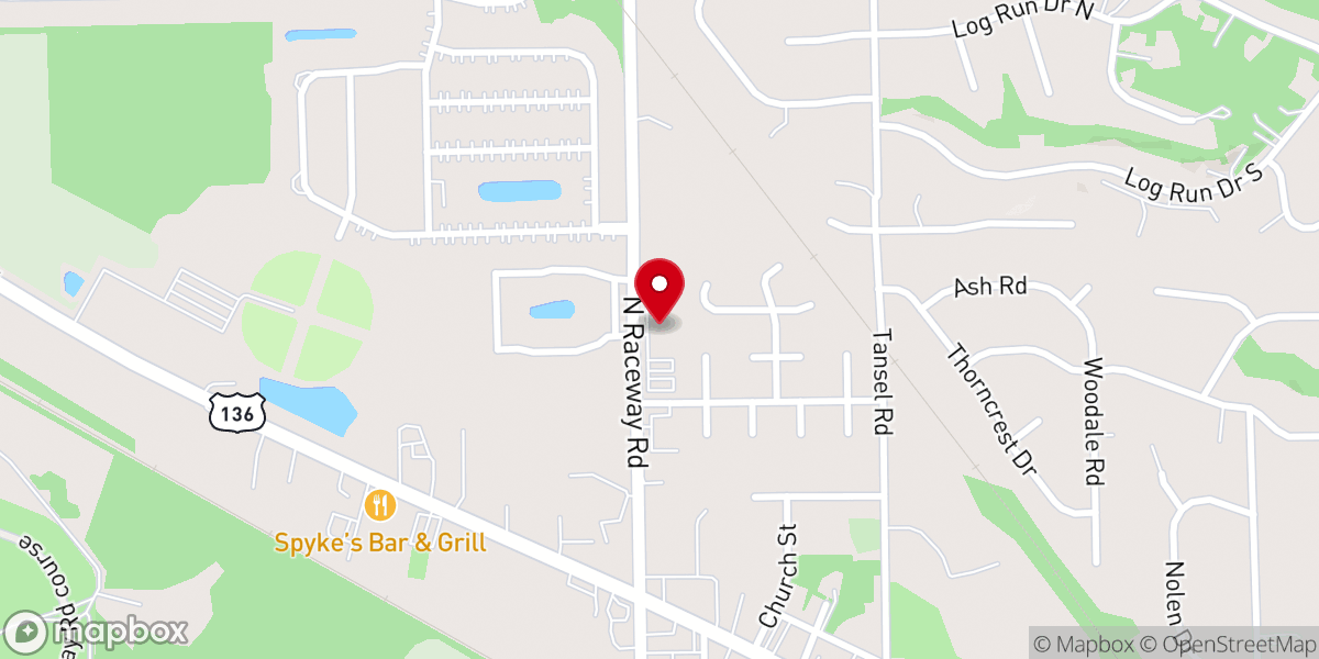 Map showing location of Spirit of Life Church