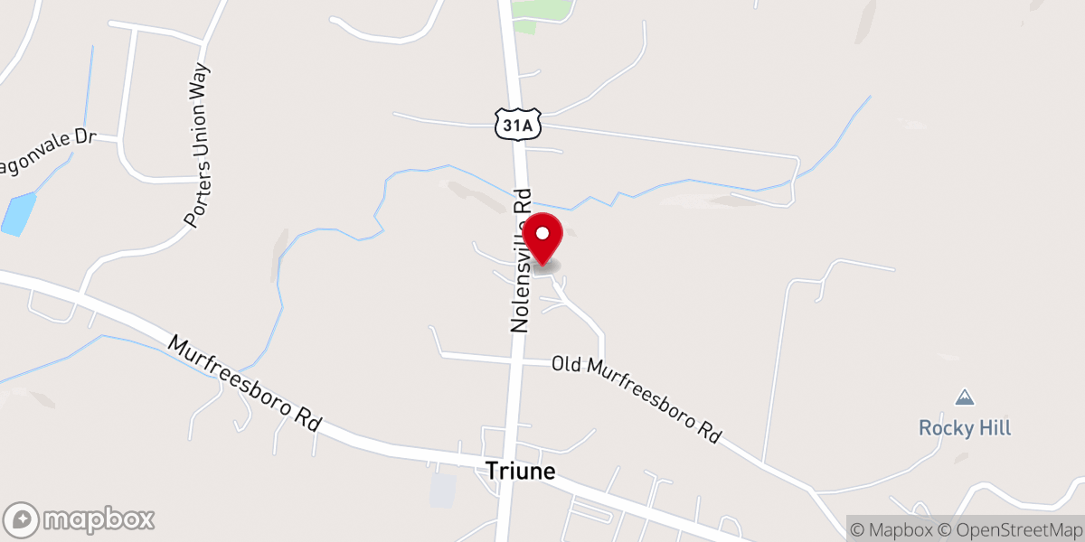 Map showing location of Wilson Creek Primitive Baptist Church