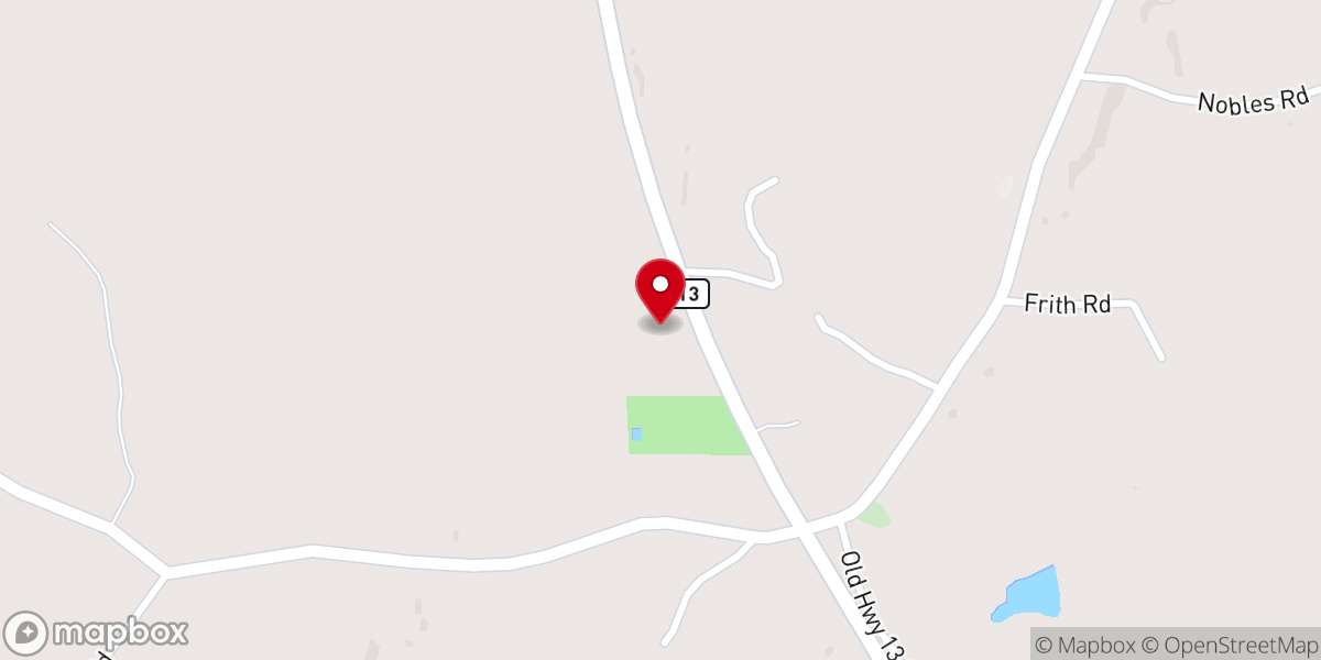 Map showing location of Pilgrim Rest MBC
