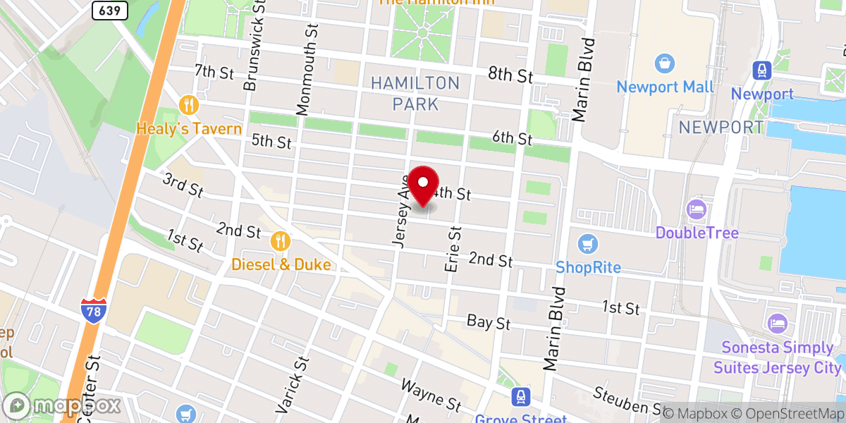 Map showing location of Bethsaida Christian Church