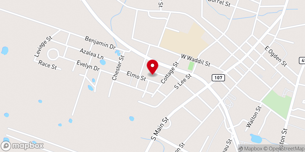 Map showing location of Truthway Church @avoyelles