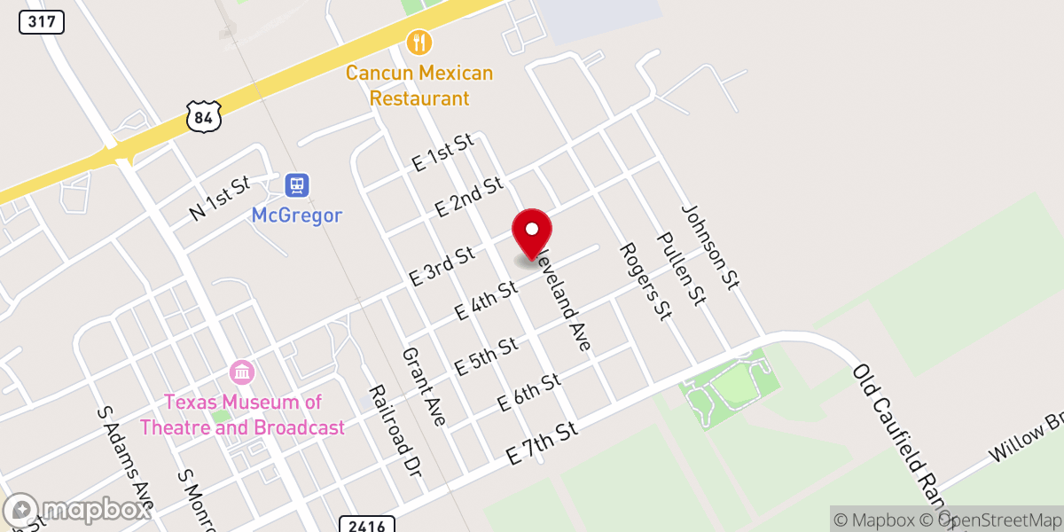 Map showing location of Pleasant Hill Missionary Baptist Church