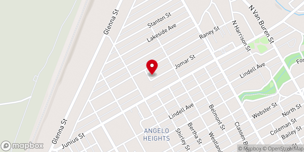 Map showing location of Central Faith Independent Baptist Church