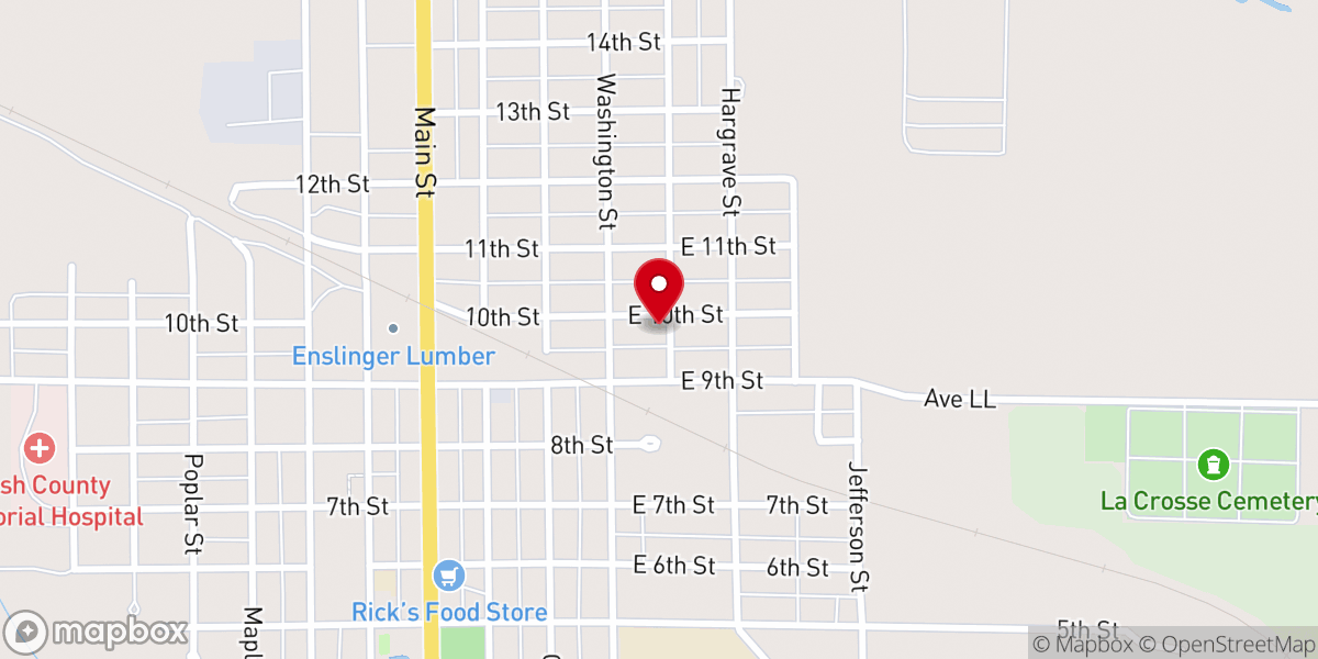 Map showing location of St Michael's Catholic Church