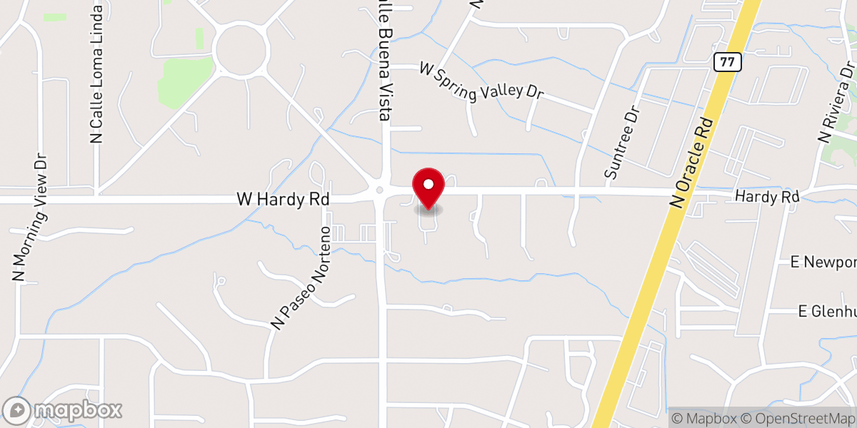 Map showing location of Summit Ridge Community Church