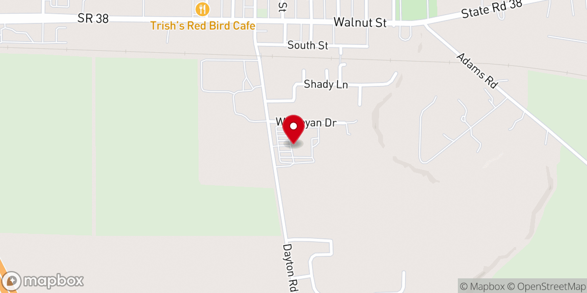 Map showing location of Worship Center