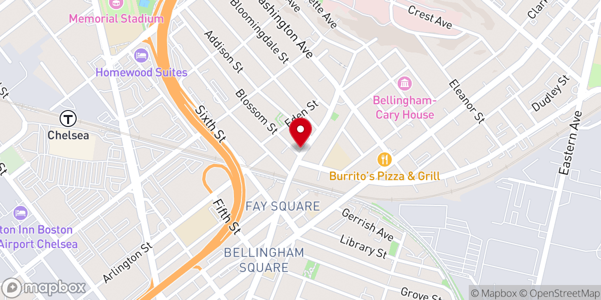 Map showing location of Ministerios Apostolico Internacional Pan De Vida Inc
