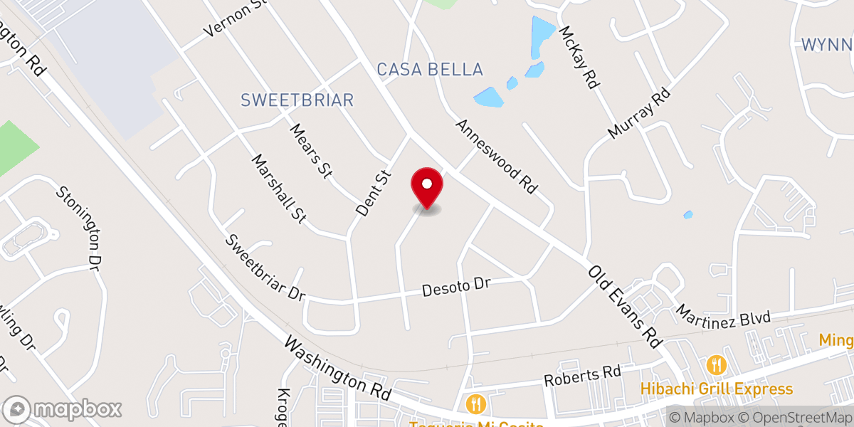 Map showing location of Christway Christian Church