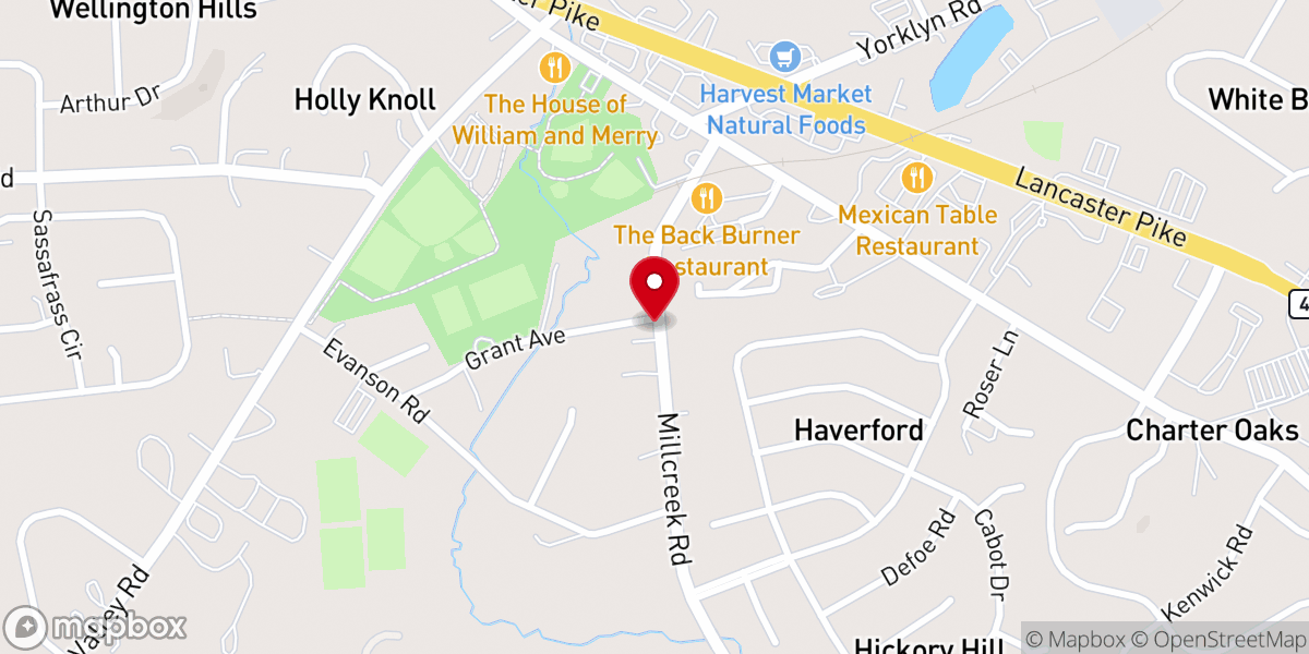 Map showing location of Chippey AUM Church