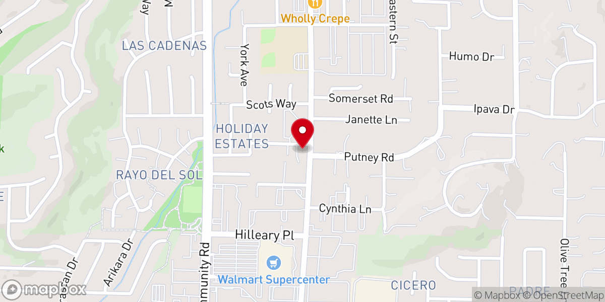 Map showing location of Park Church