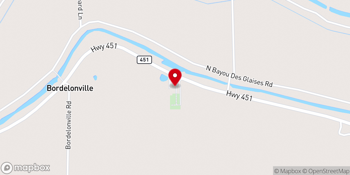 Map showing location of Saint Peter Catholic Church