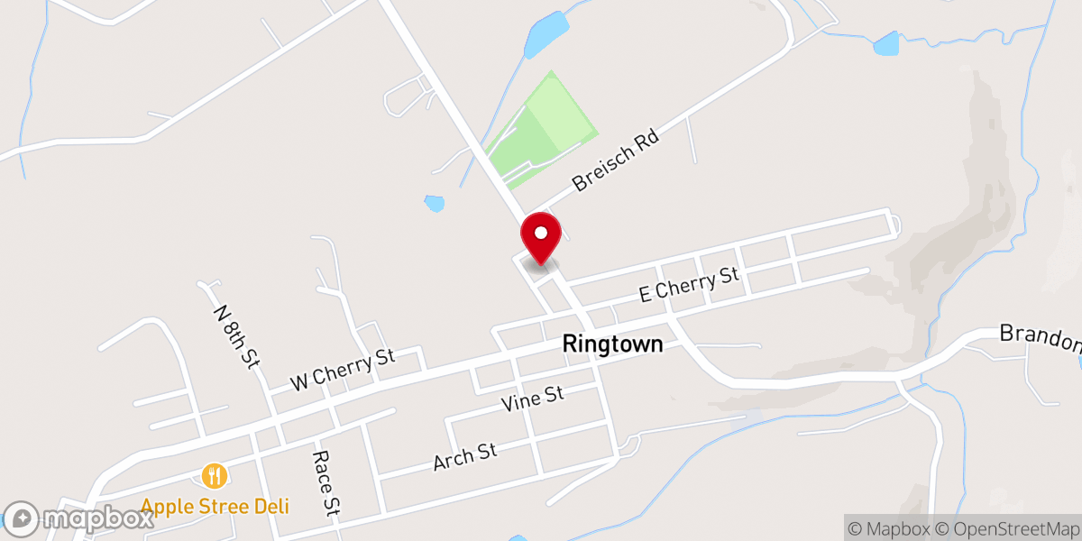 Map showing location of St Mary's
