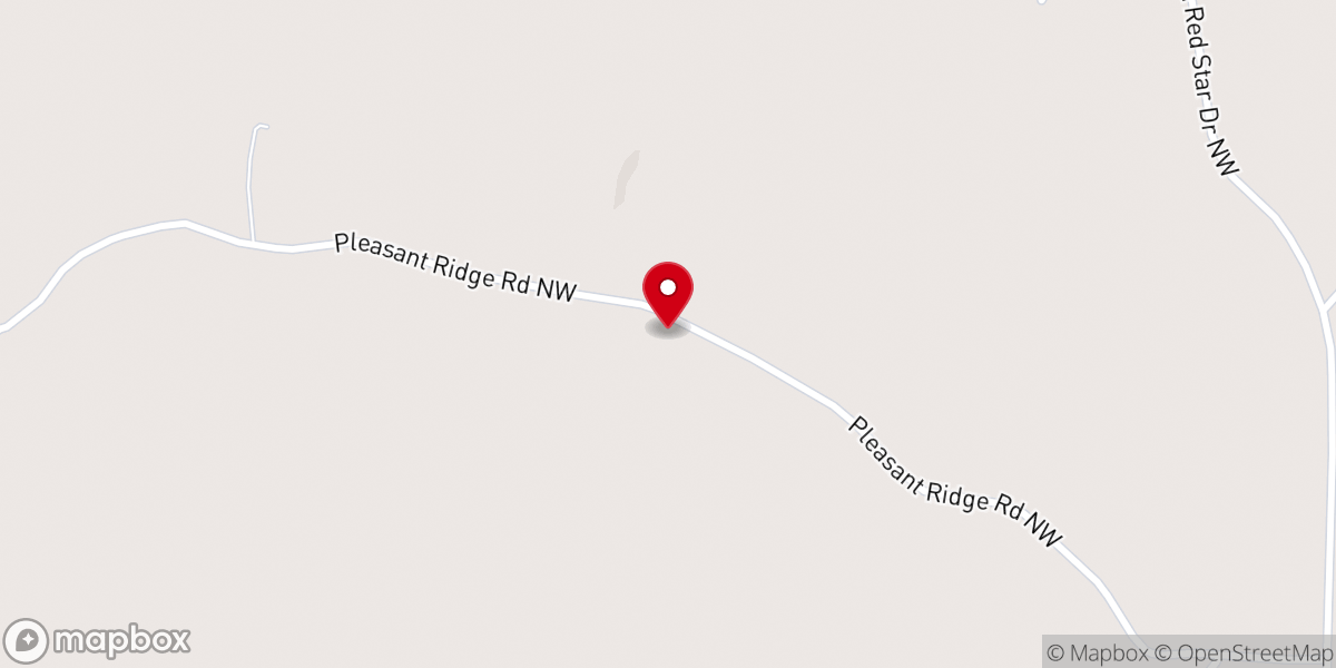 Map showing location of Freedom Church