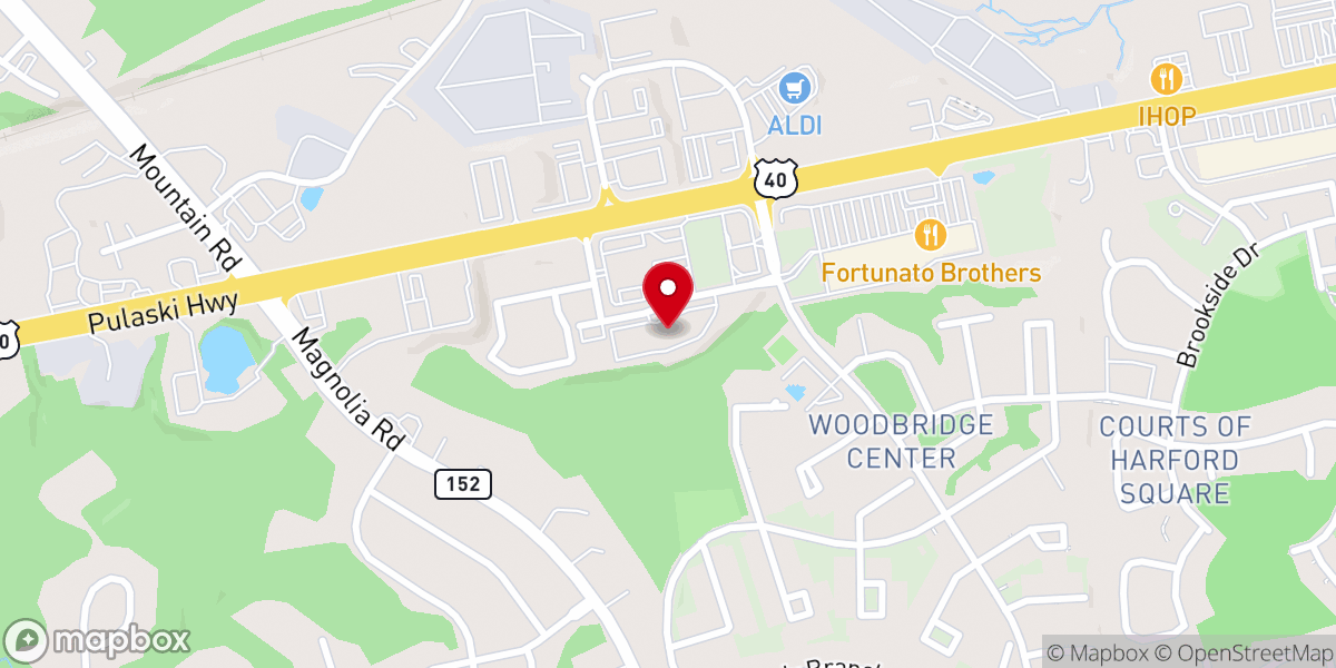Map showing location of Harford Community Action Agency-Energy Assistance & Food Bank