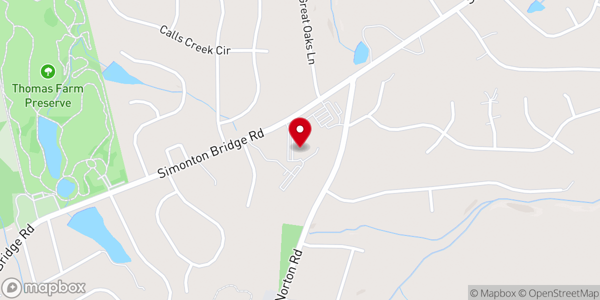Map showing location of Watkinsville First Baptist Church