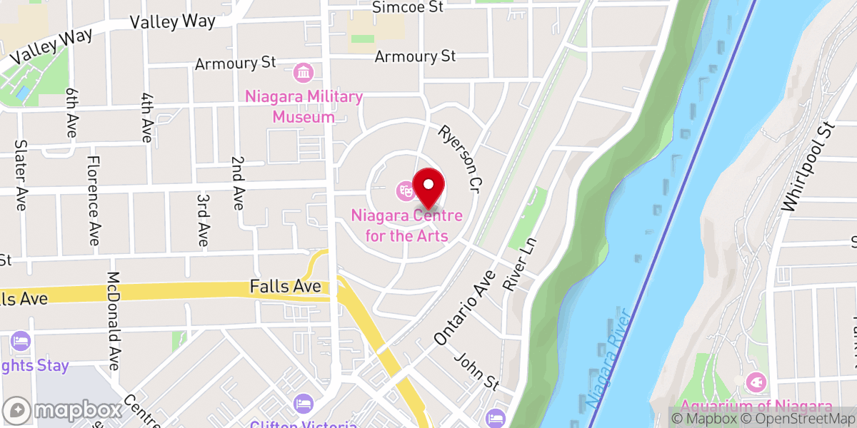 Map showing location of Niagara Region Christian Community Church