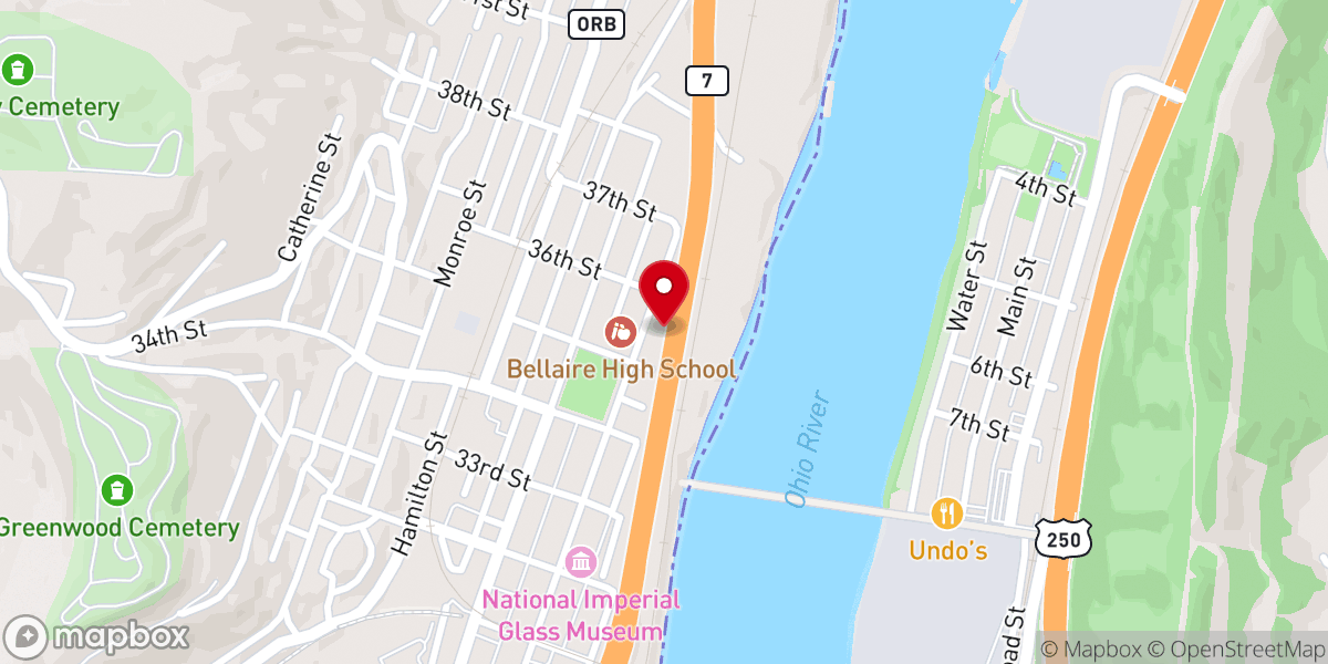 Map showing location of Sons of Israel Congregation