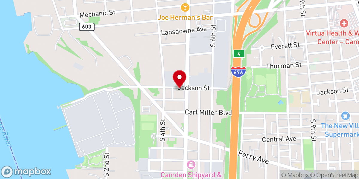 Map showing location of New Hope Temple