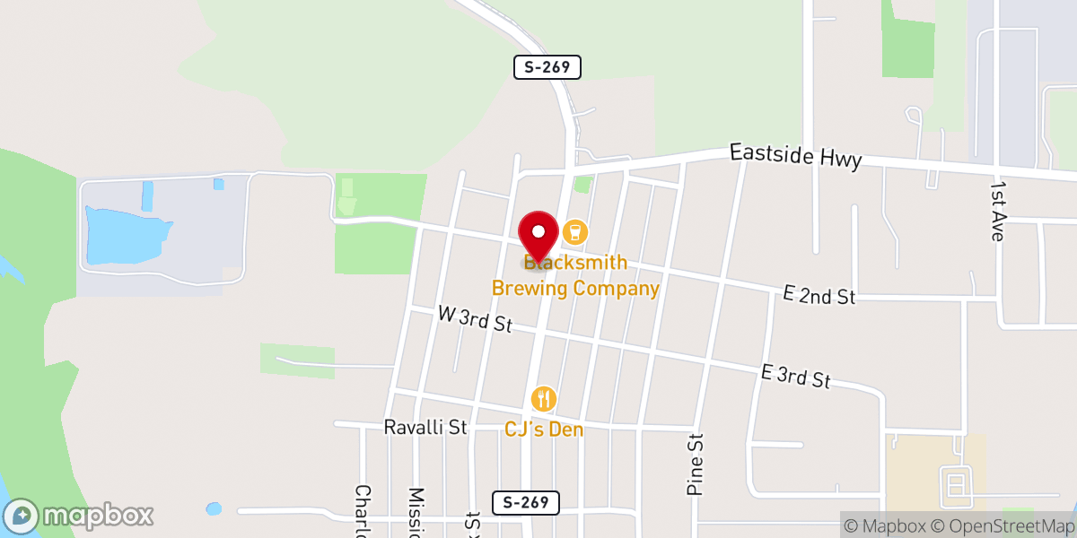 Map showing location of St. Stephan's Episcopal Church