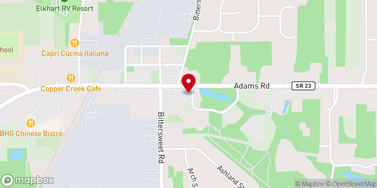 Map showing location of True Life Ministries