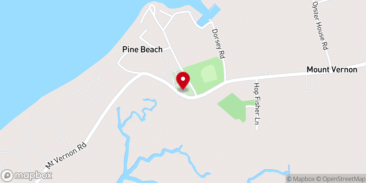 Map showing location of Asbury Methodist Church