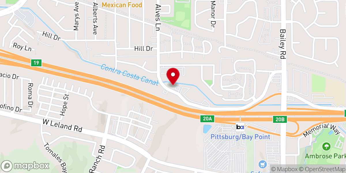 Map showing location of Bay Point House of Prayer