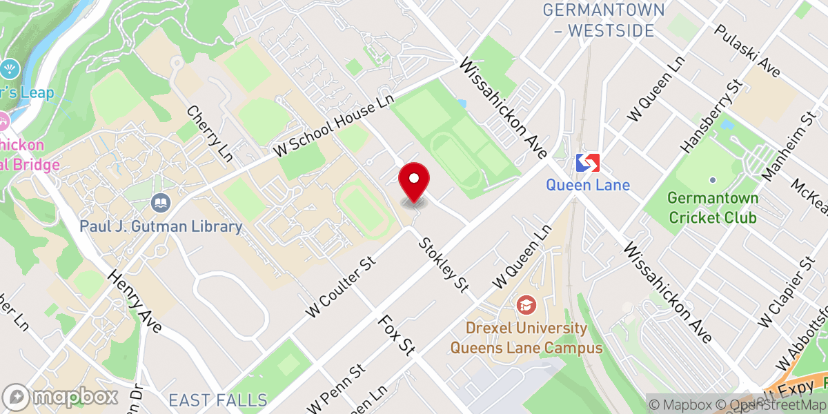 Map showing location of Memorial Church of the Good Shepherd