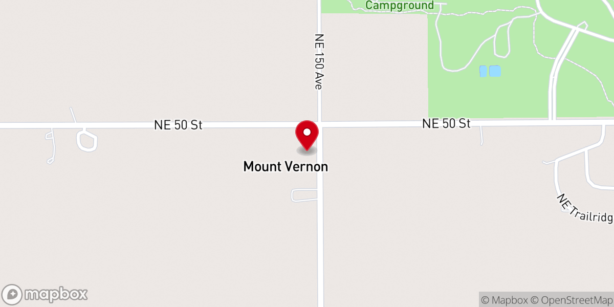 Map showing location of St. Rose Catholic Church