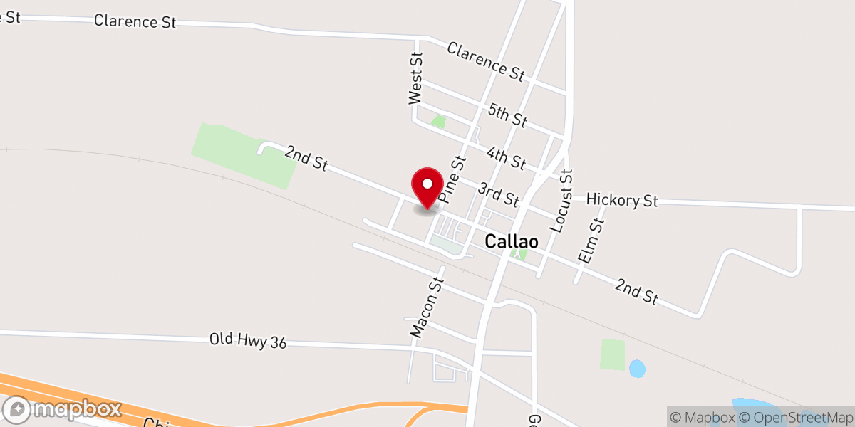 Map showing location of Callao City Hall
