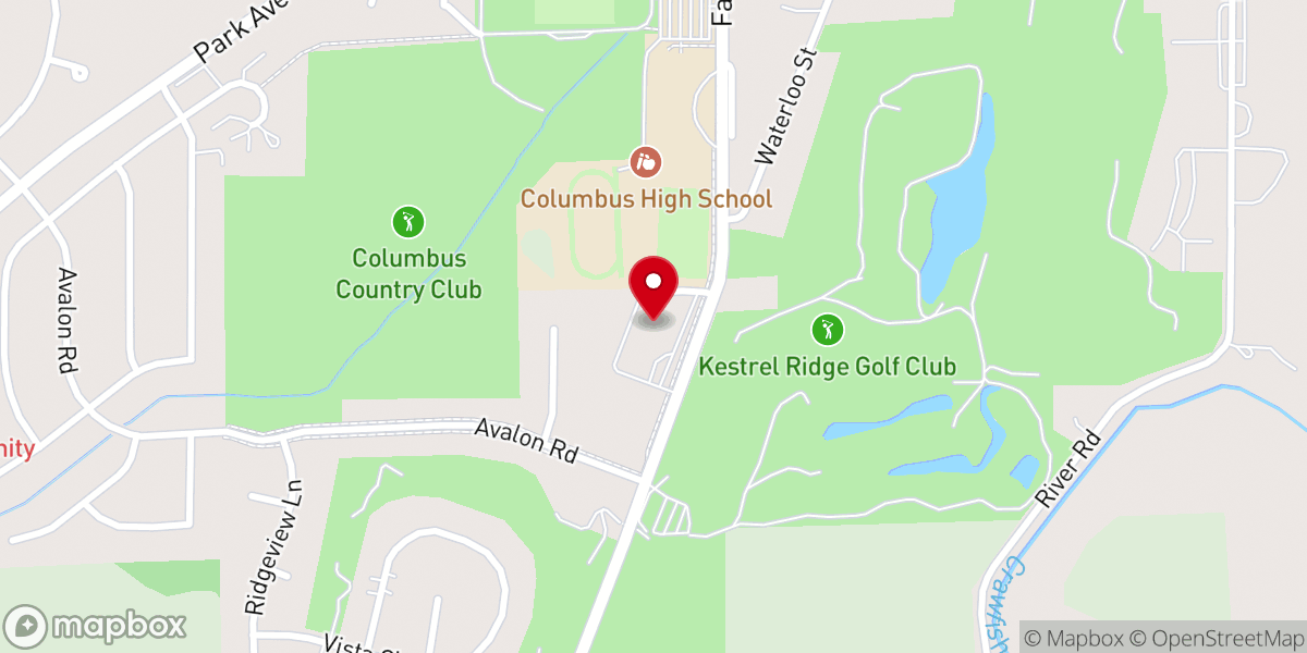 Map showing location of Saint Jerome Catholic Church