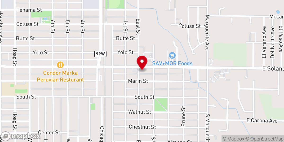 Map showing location of Believers Church of God