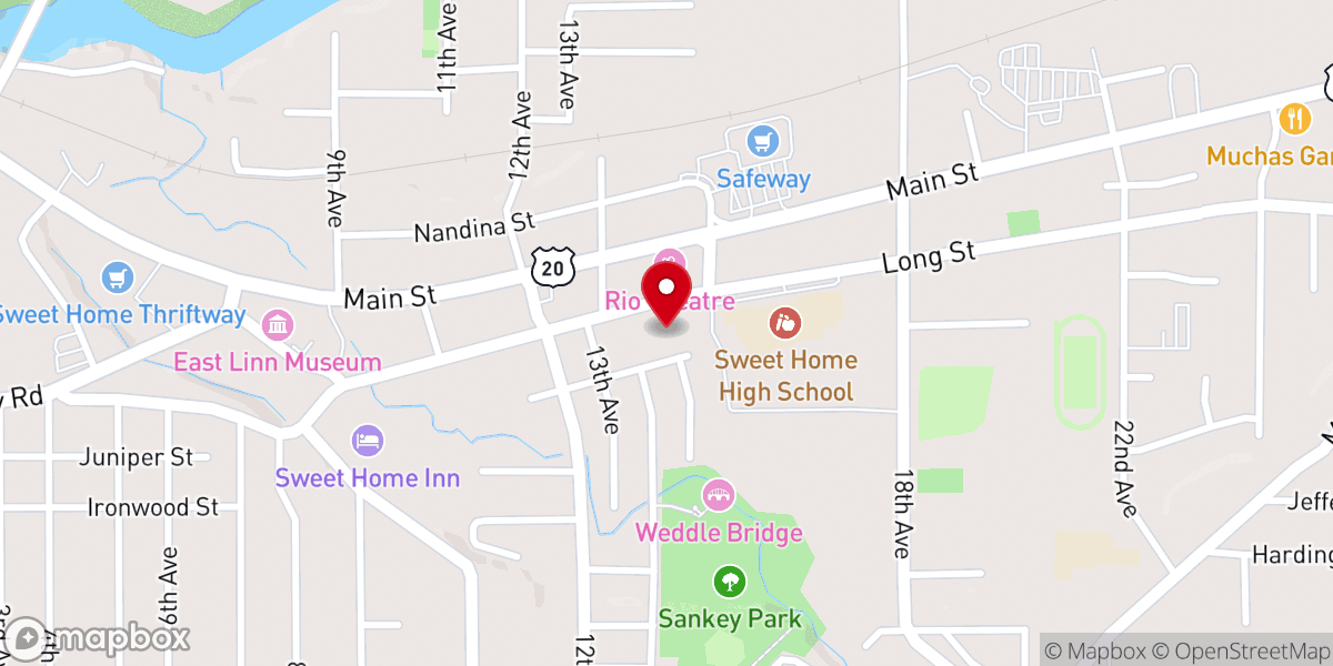 Map showing location of Evangelical Church