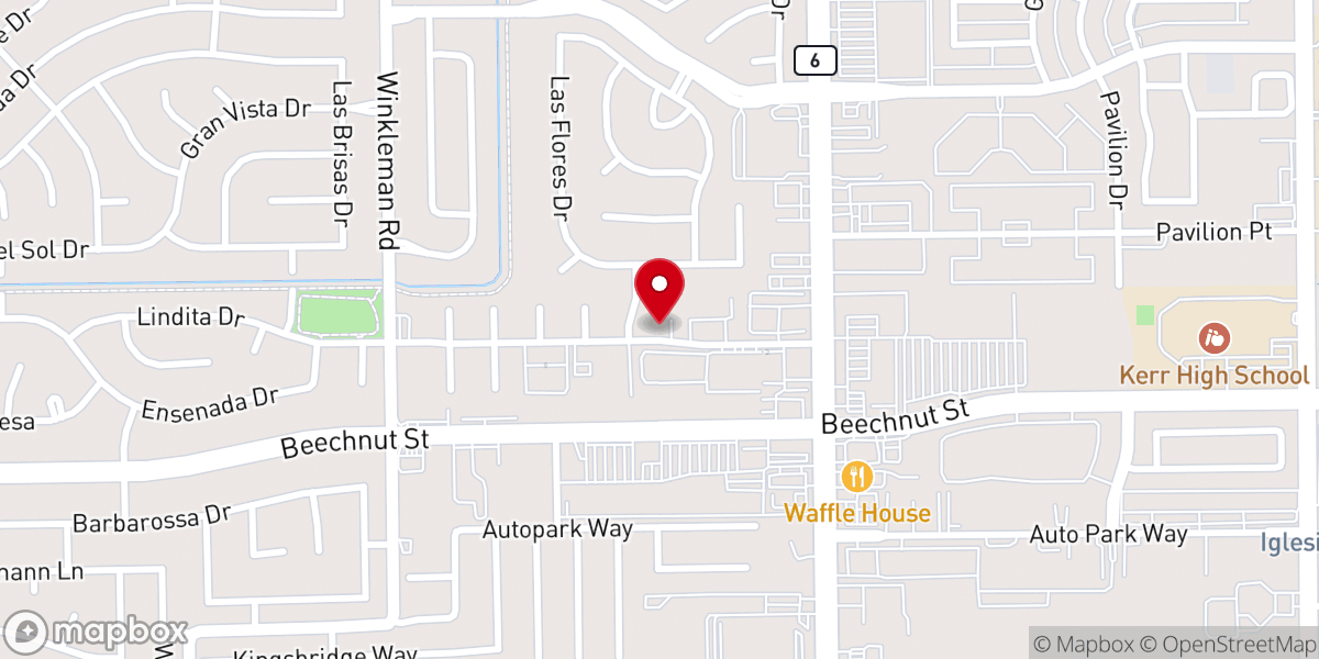 Map showing location of Cherubim & Seraphim