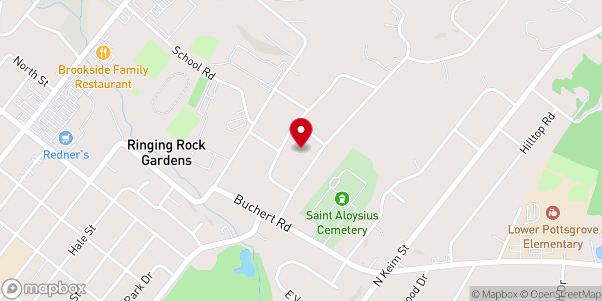 Map showing location of Harvest Rock Family Ministries Inc