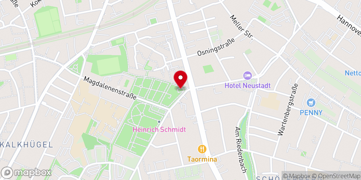 Map showing location of Johannis-Kapelle