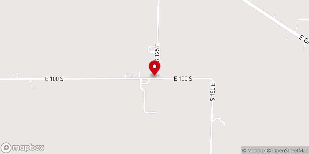 Map showing location of Main Street Christian Church