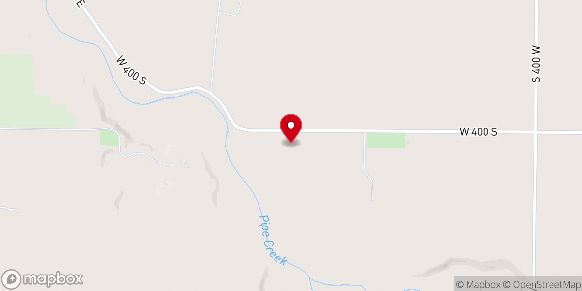 Map showing location of Pipe Creek Church of Brethren