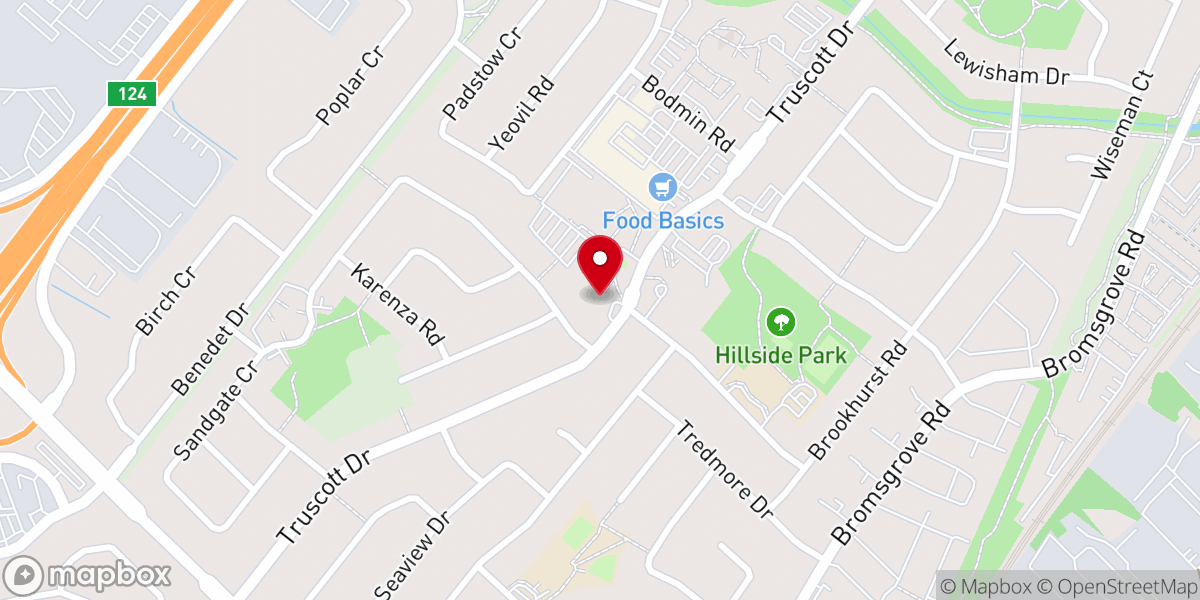 Map showing location of Sheridan United Church