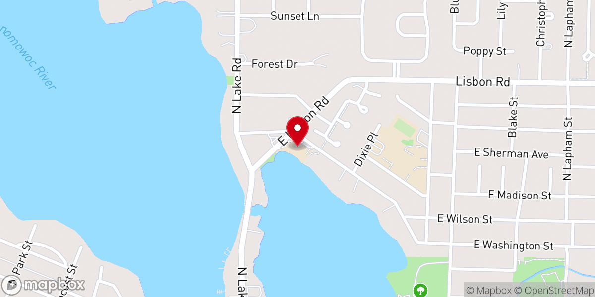 Map showing location of Our Savior's Lutheran Church ELCA
