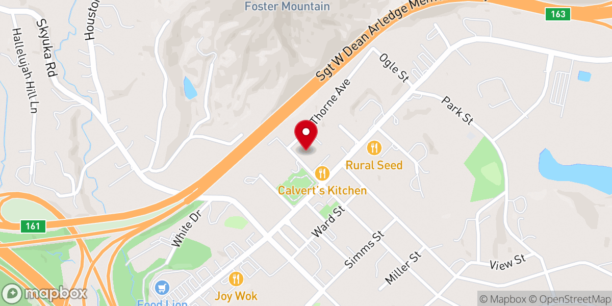 Map showing location of Columbus United Methodist Church