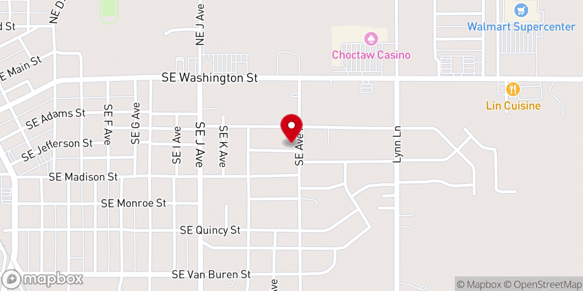 Map showing location of Saint Luke's Episcopal Church