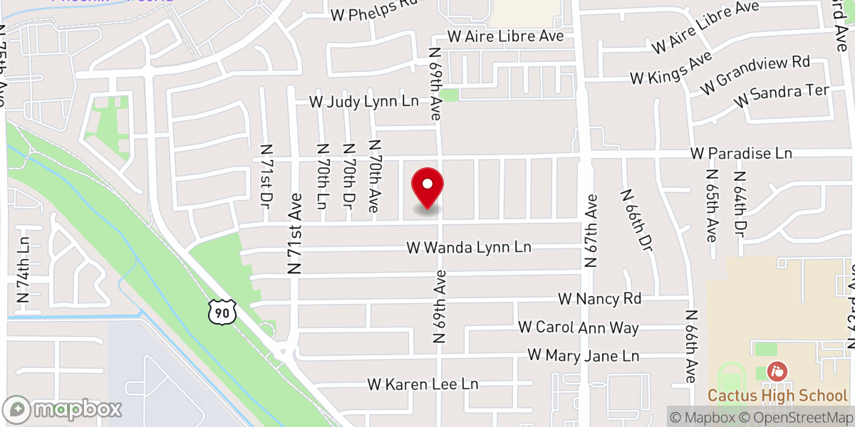 Map showing location of Gia Ministries
