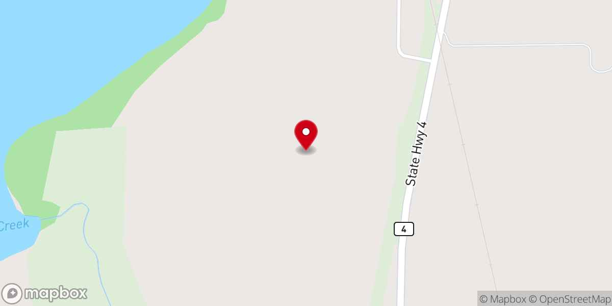 Map showing location of Tim Hansen Productions Inc