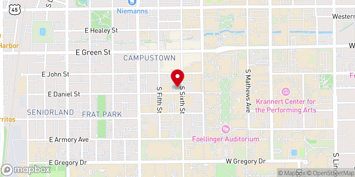 Map showing location of Community United Church of Christ