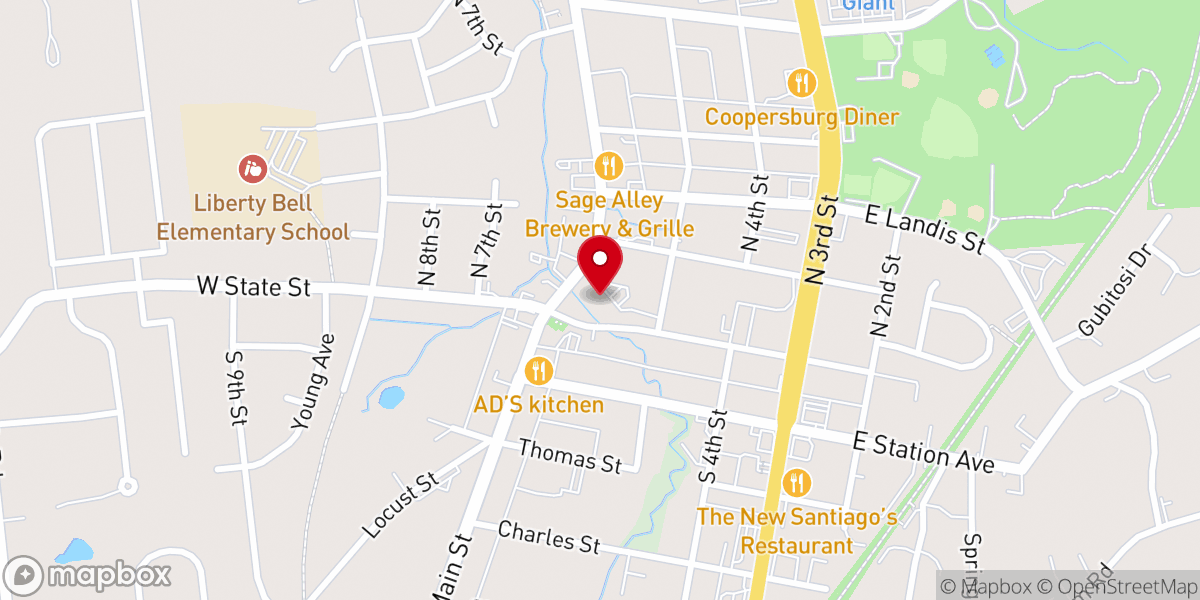 Map showing location of Paul Tripp Ministries Inc