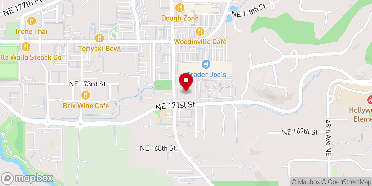Map showing location of Advent Anglican Woodinville